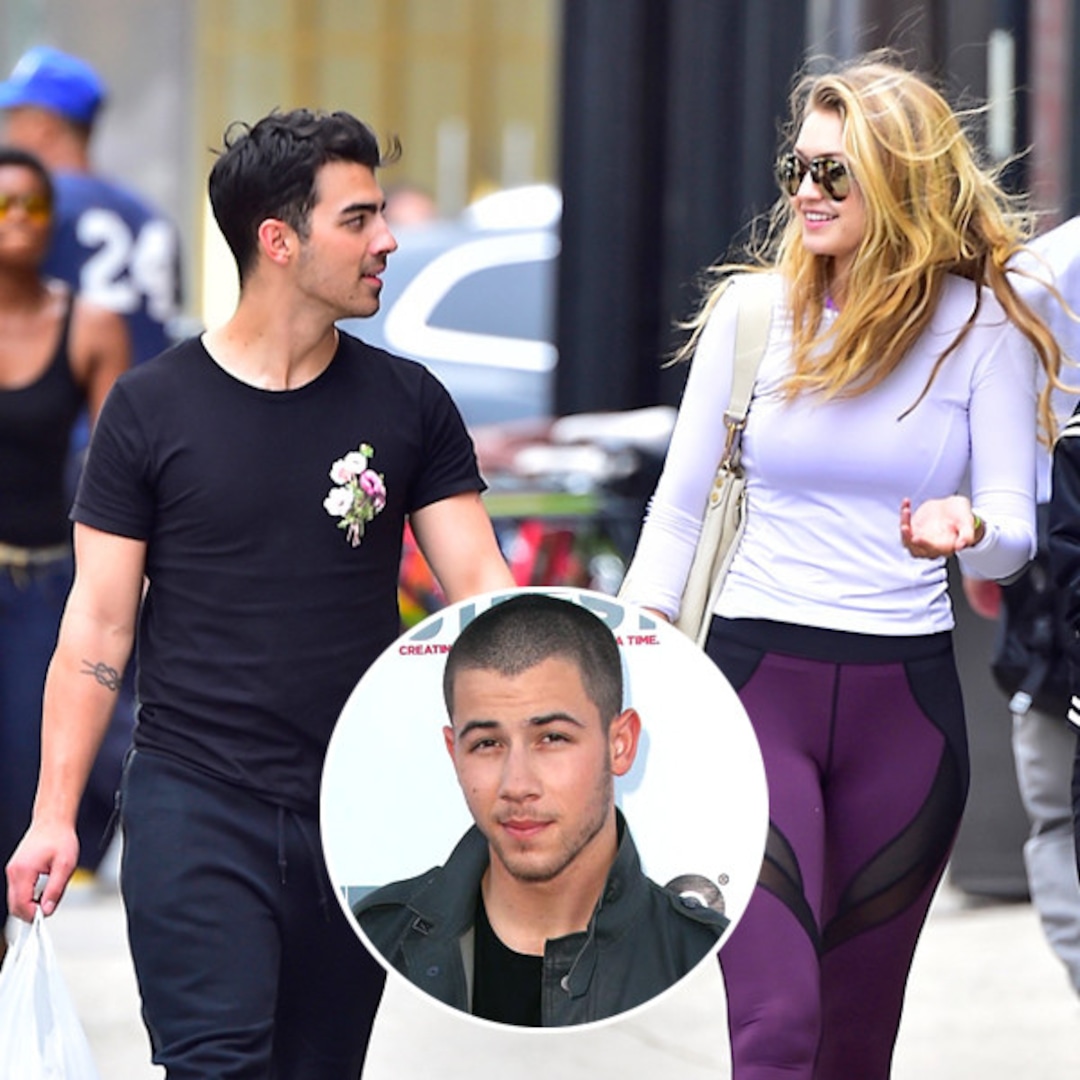 Nick Jonas Sounds Off On Brother Joe Dating Gigi Hadid Watch Now E Online